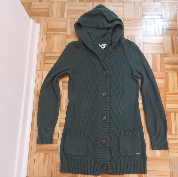 Volcom cardigan with hood size M - Picture 3 of 8